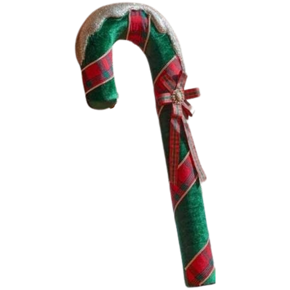 Marco Paul Green Candy Cane Ornament Image 1
