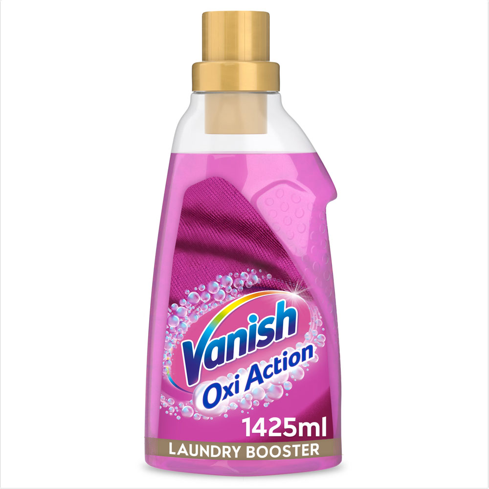 Vanish Pink Oxi-Action Laundry Booster 1425ml Image 1