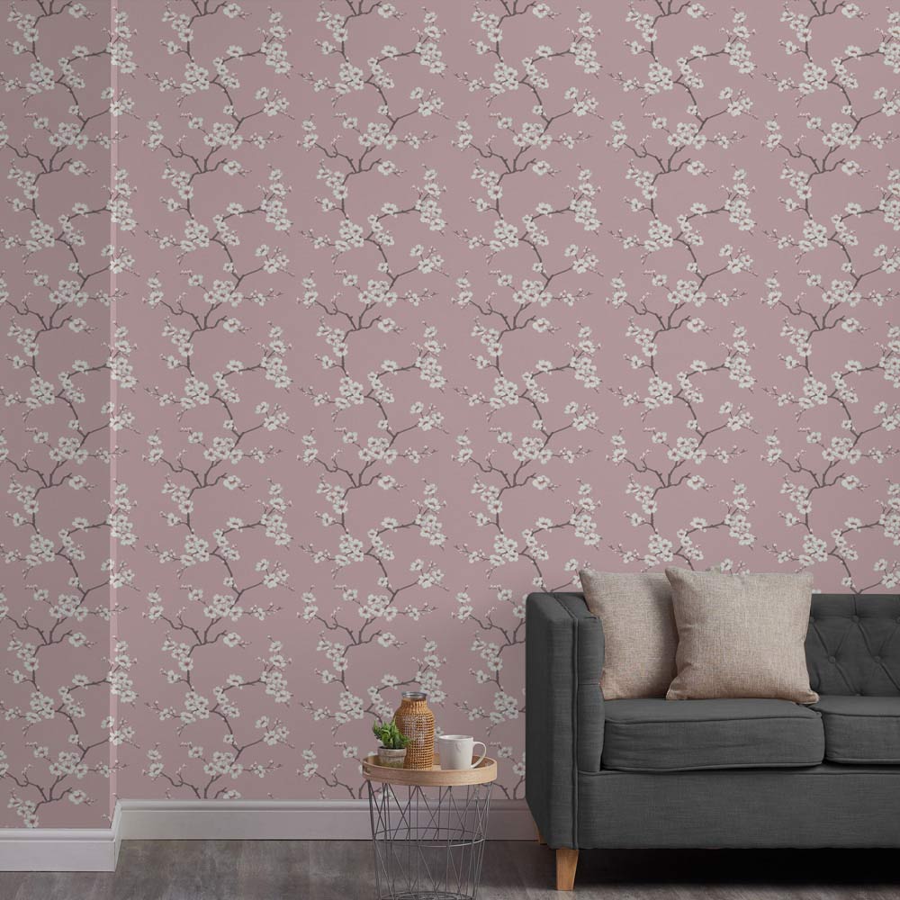 Fresco Apple Blossom Pink Wallpaper Image 3