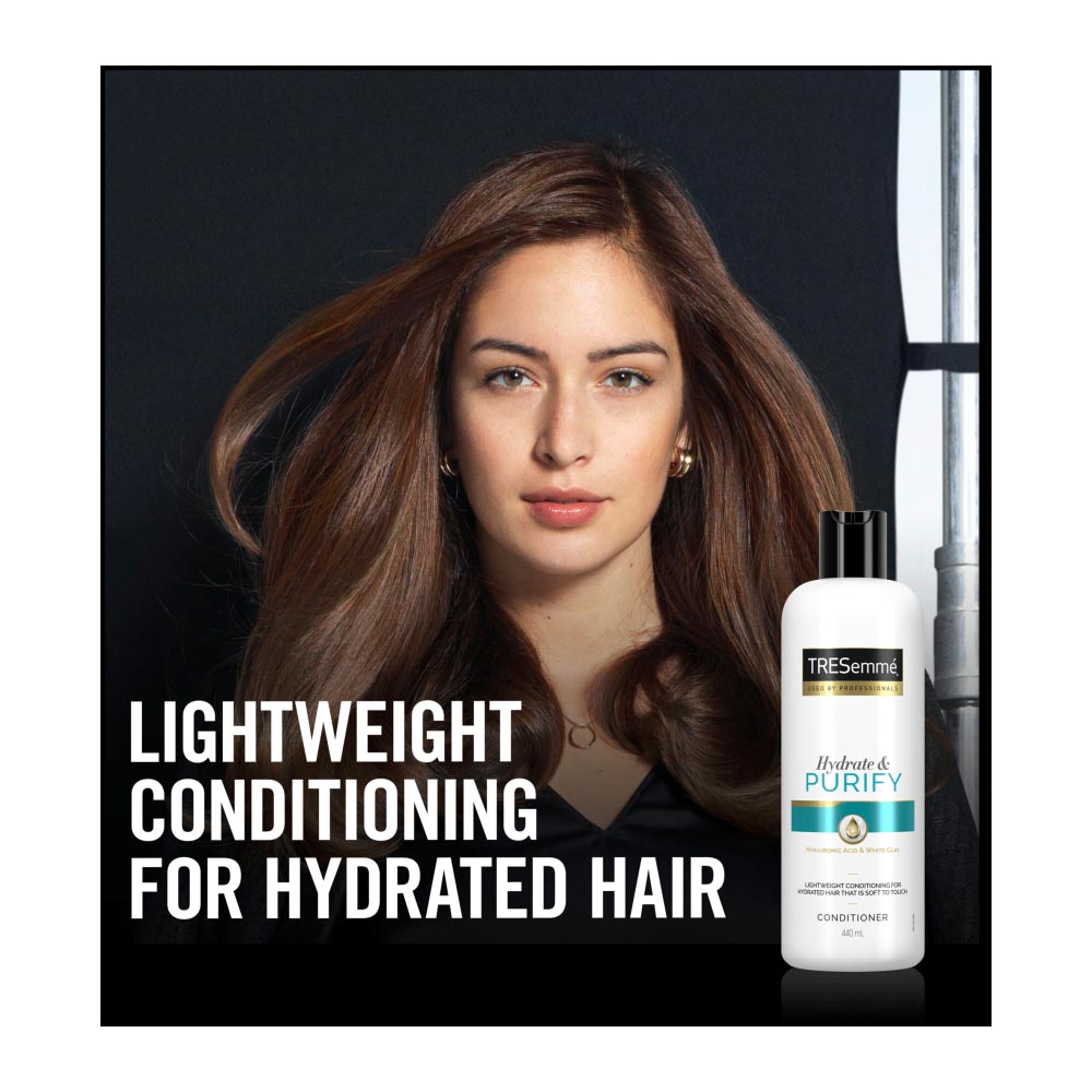 Tresemme Conditioner Purify and Hydrate 440ml Image 5
