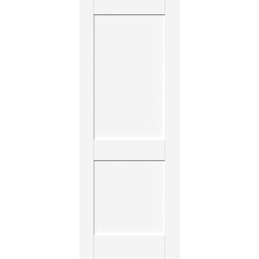 Green & Taylor Shaker White 2 Panel Prefinished Internal Door 1981 x 686mm Image
