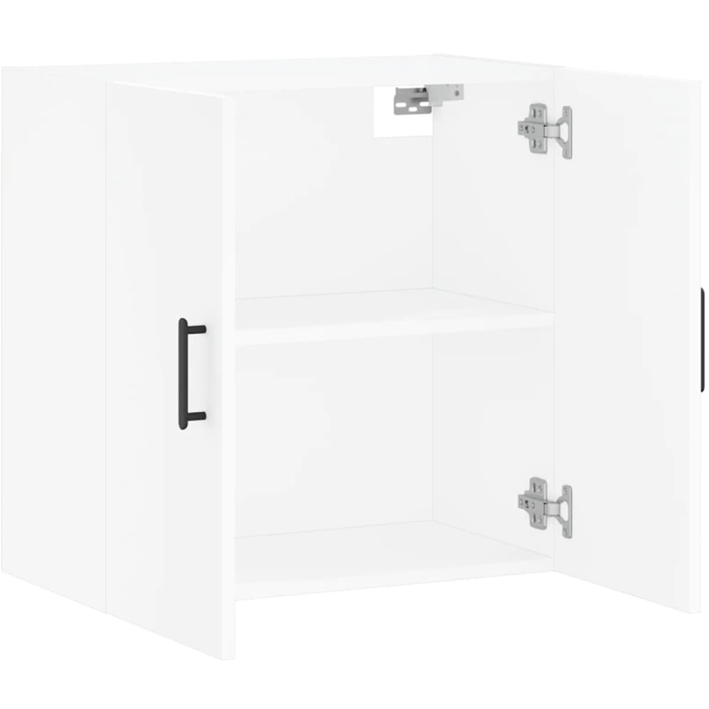 vidaXL 2 Door White Wall Cabinet Image 6