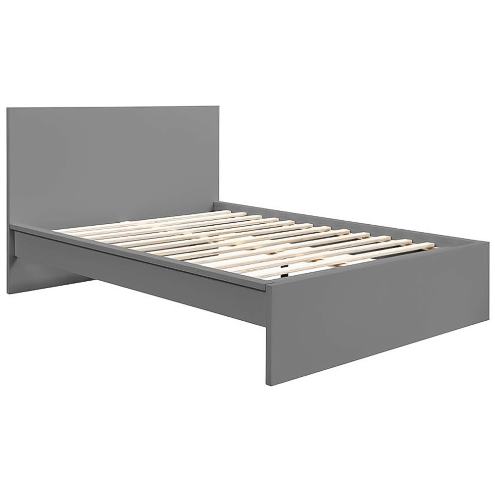 Oslo King Size Grey Bed Image 2