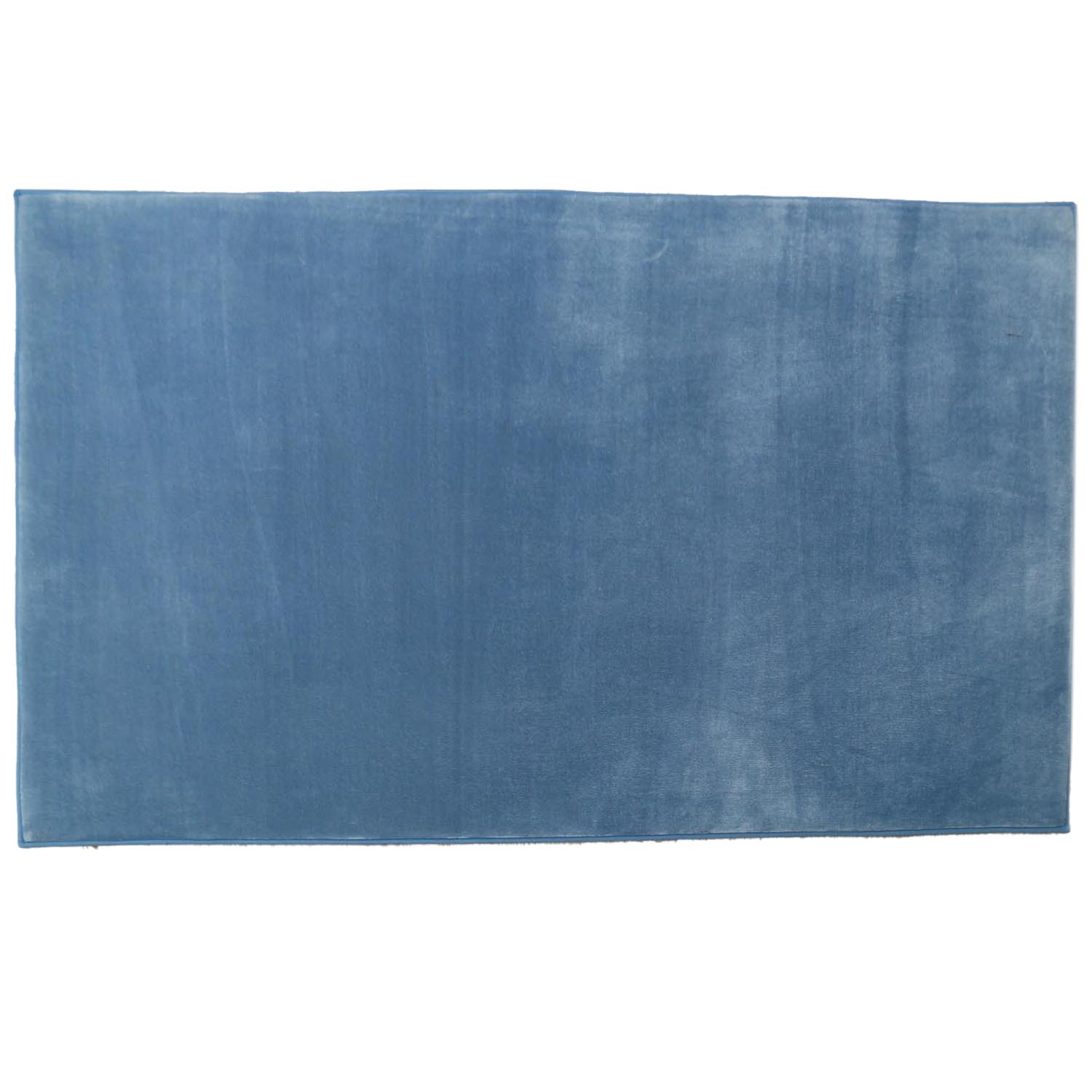 Blue Flannel Cosy Rug 160 x 110cm Image 1