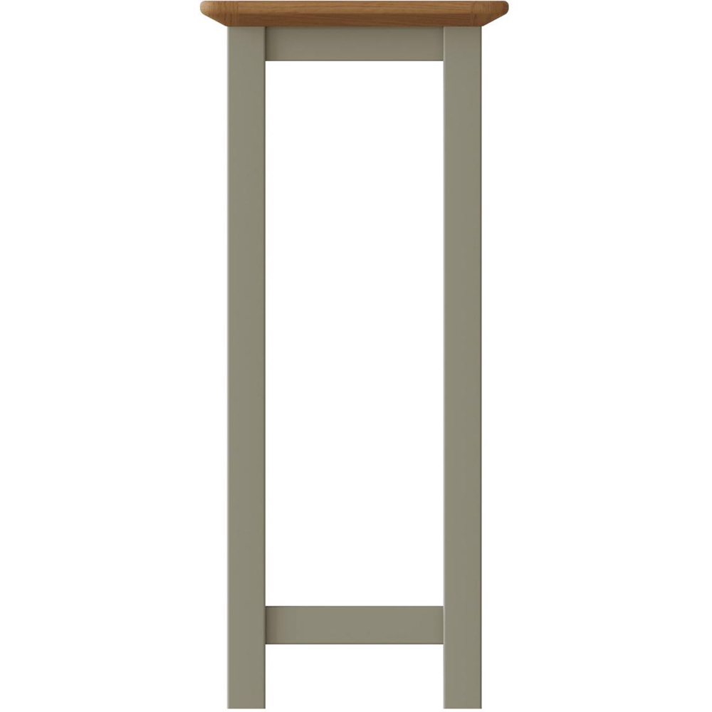 FWStyle Taberno Single Shelf Sage Green and Oak Side Table Image 3
