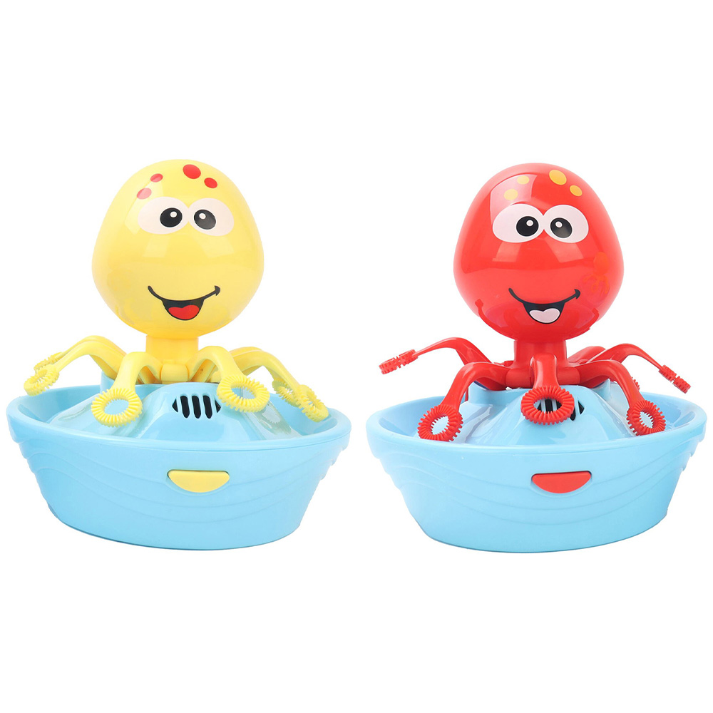 360 Degree Octopus Bubble Machine - Multicolour Image 1