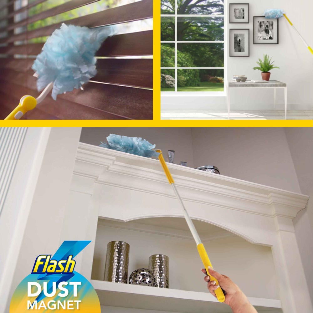 Flash Duster Dust Magnet XL Starter Kit 1 XL Handle + 2 Refills Image 4