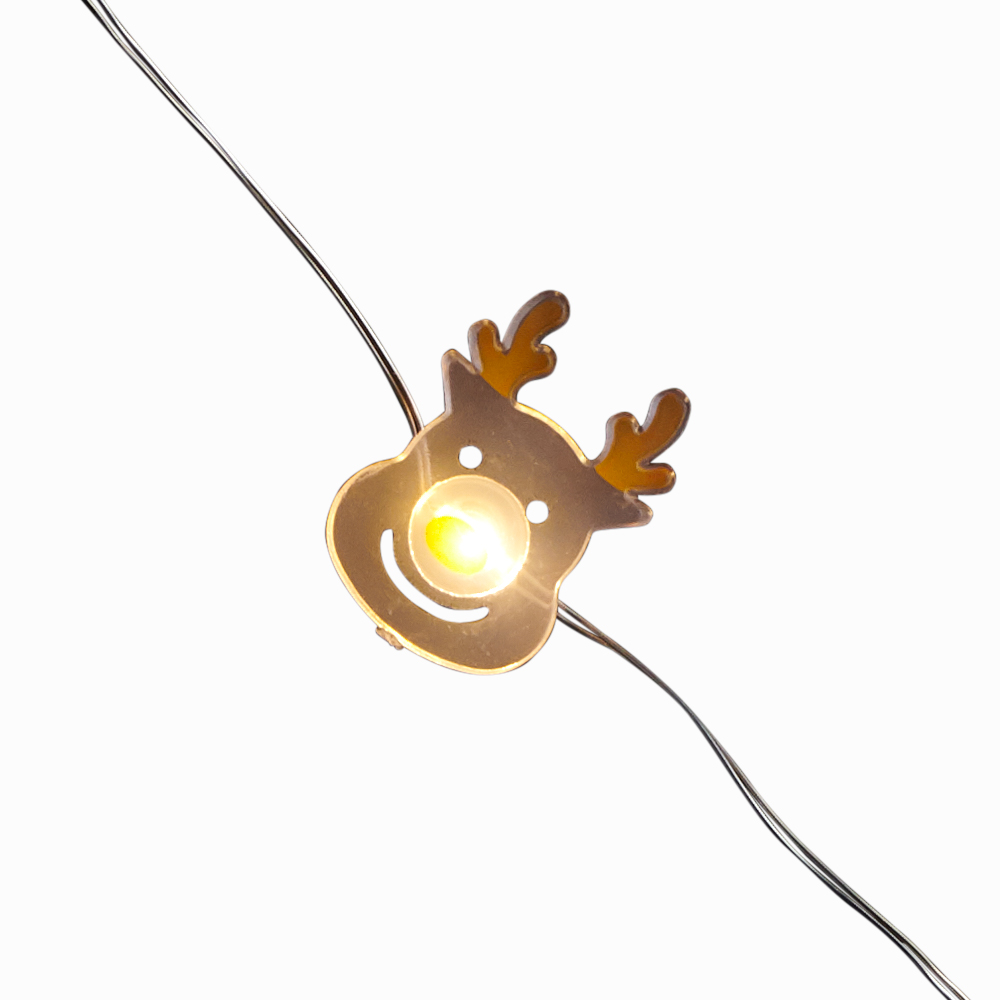 Wilko 20 Warm White Reindeer Lights Image 4