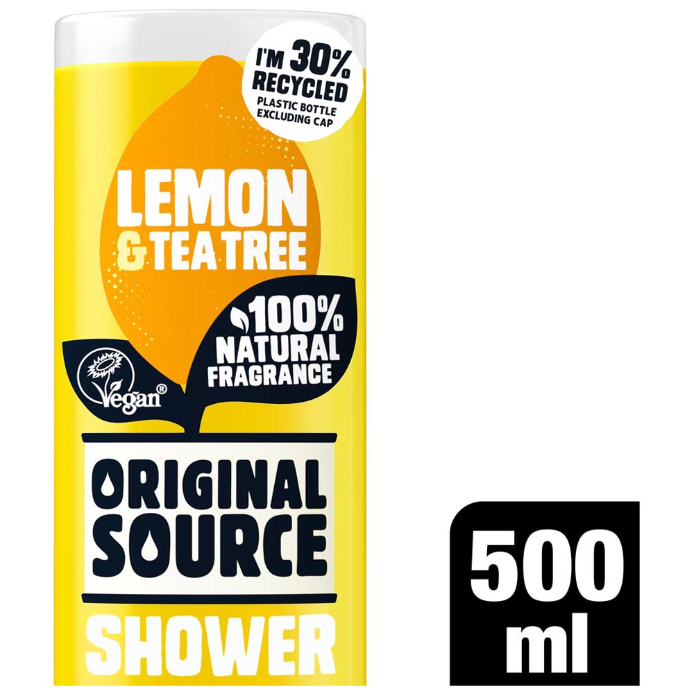 Original Source Zesty Lemon and Tea Tree Shower  Gel 500ml Image 4