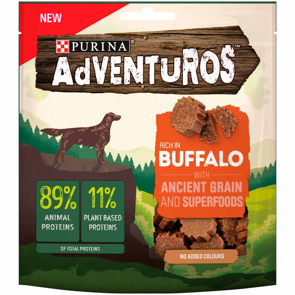 Adventuros Ancient Grain Dog Treat Buffalo 6 x 120g Image 2