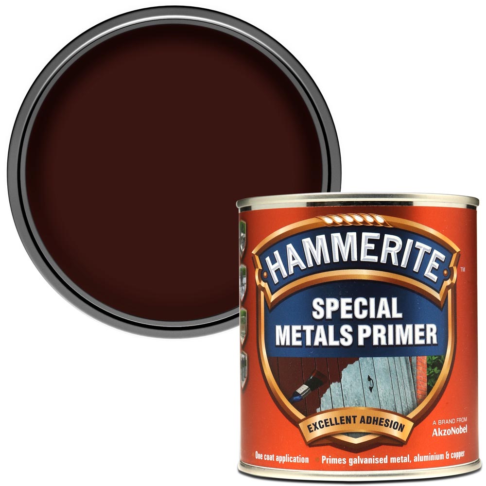 Hammerite Direct to Rust Red Primer Metal Paint 500ml Image 1