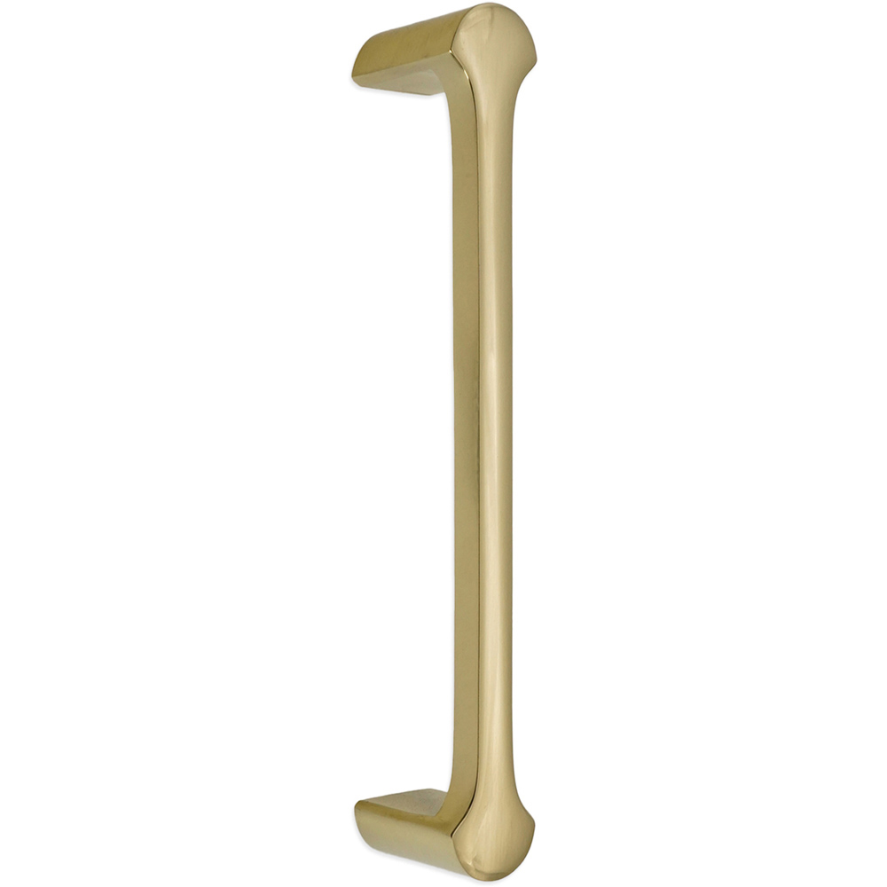 Spira Brass Tulip Polished Brass Cabinet Pull Handle 165mm Image 1