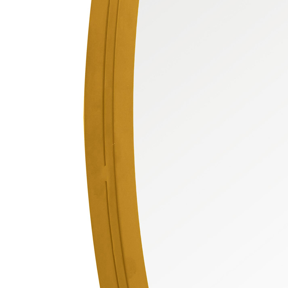 MirrorOutlet The Circulus Gold Framed Circular Wall Mirror 105 x 100cm Image 5