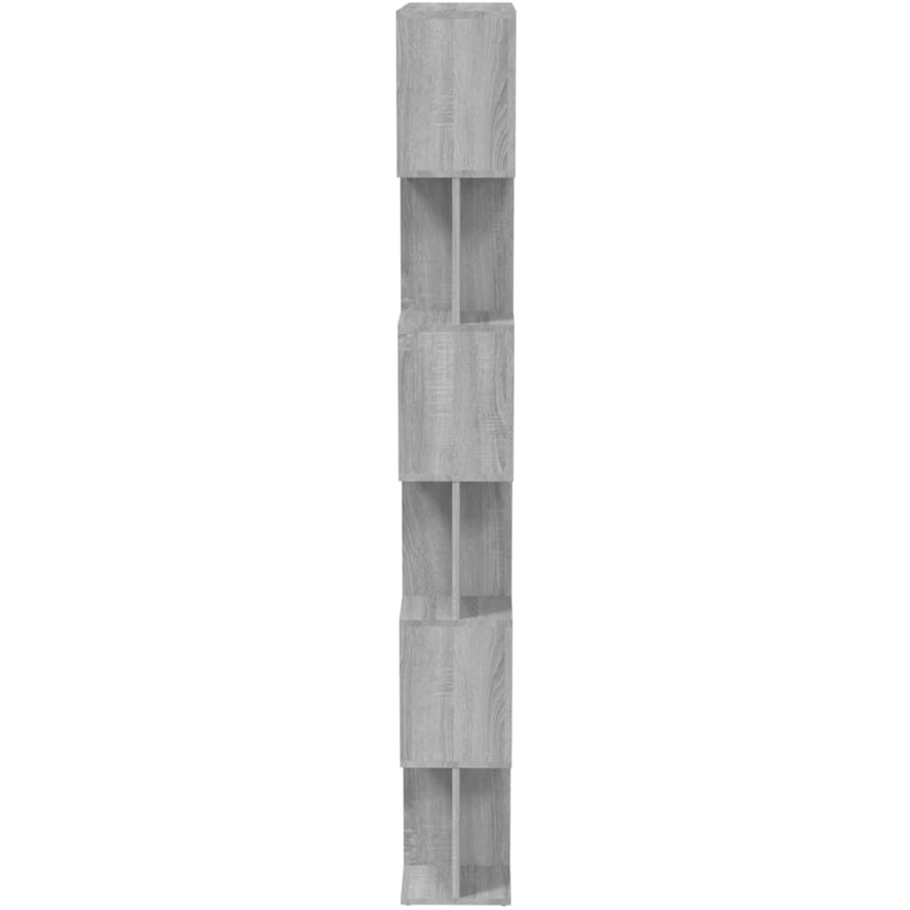 vidaXL 12 Shelf Grey Sonoma Tall Bookcase Image 5