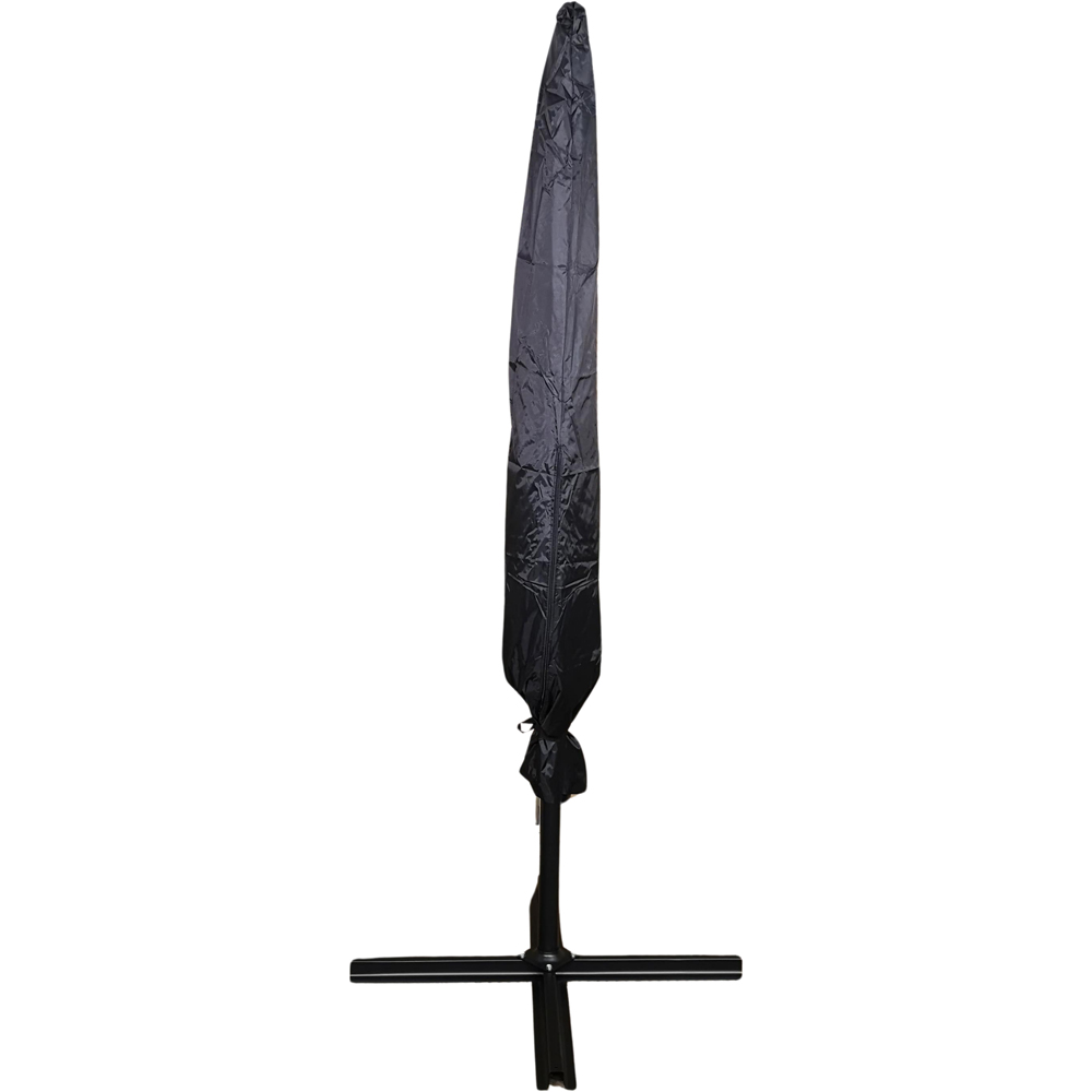 Samuel Alexander Black Hanging Banana Cantilever Parasol Waterproof Cover 3m Image 1