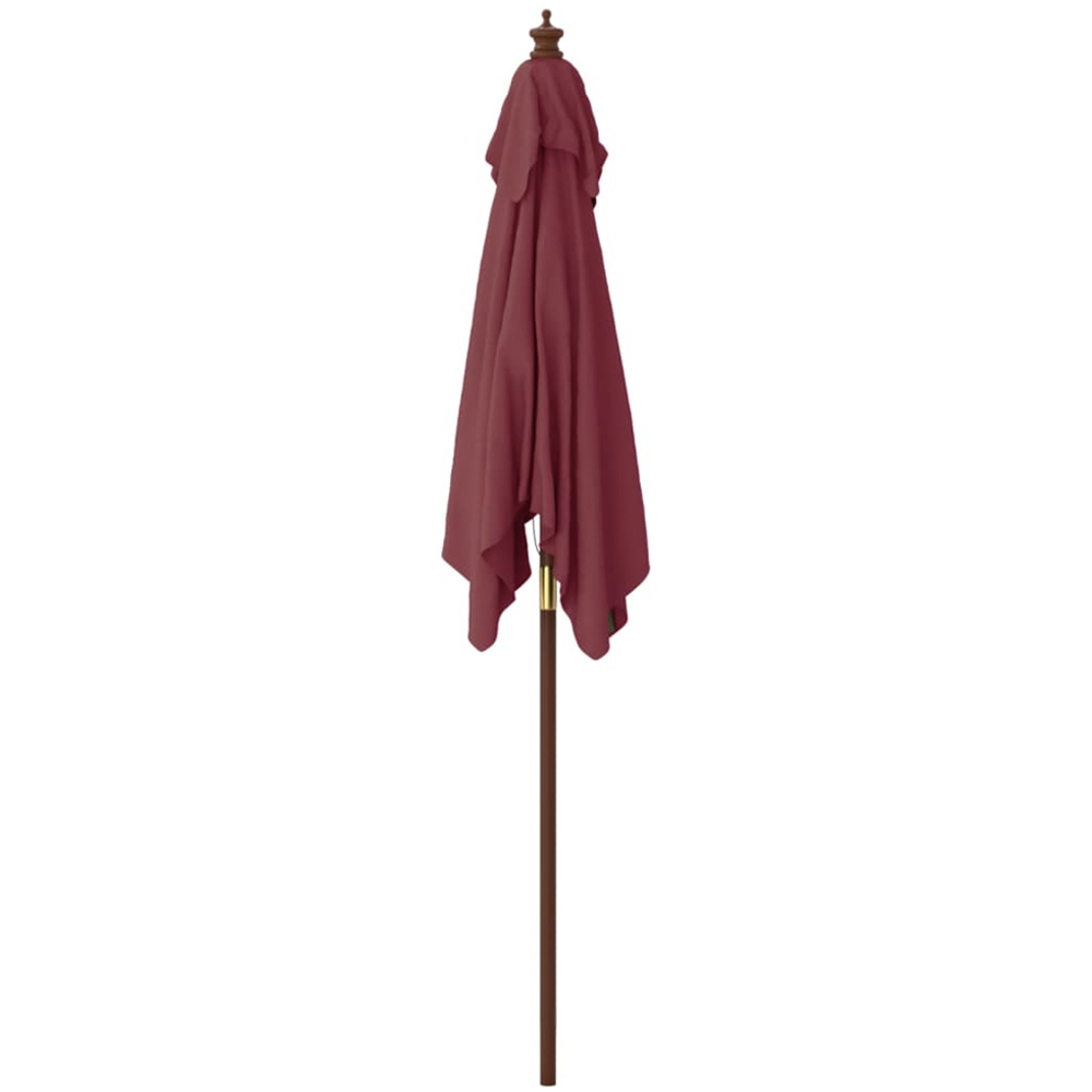 vidaXL Red Garden Parasol 2.3 x 1.9m Image 3