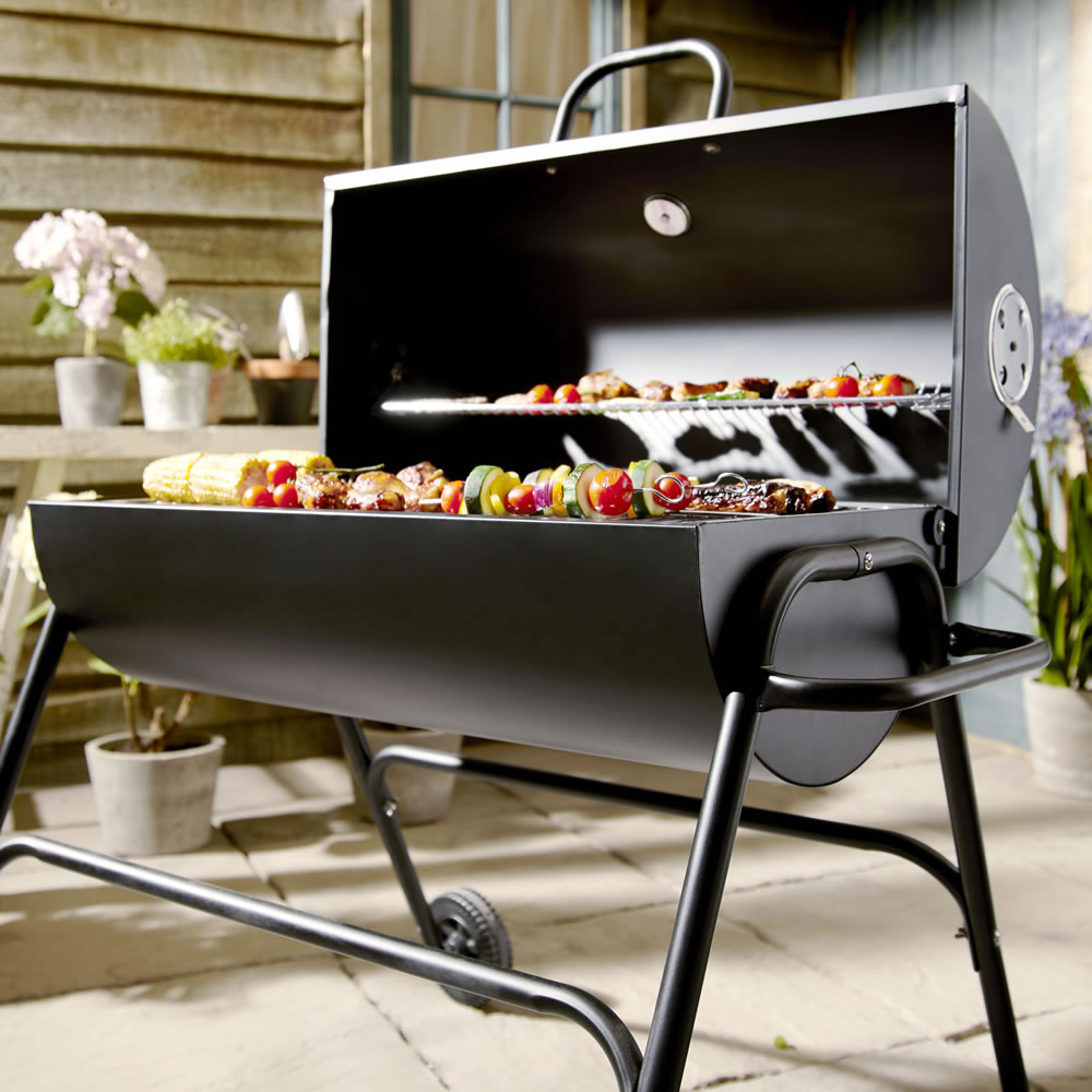 Wilko Charcoal BBQ Oil Drum Wilko
