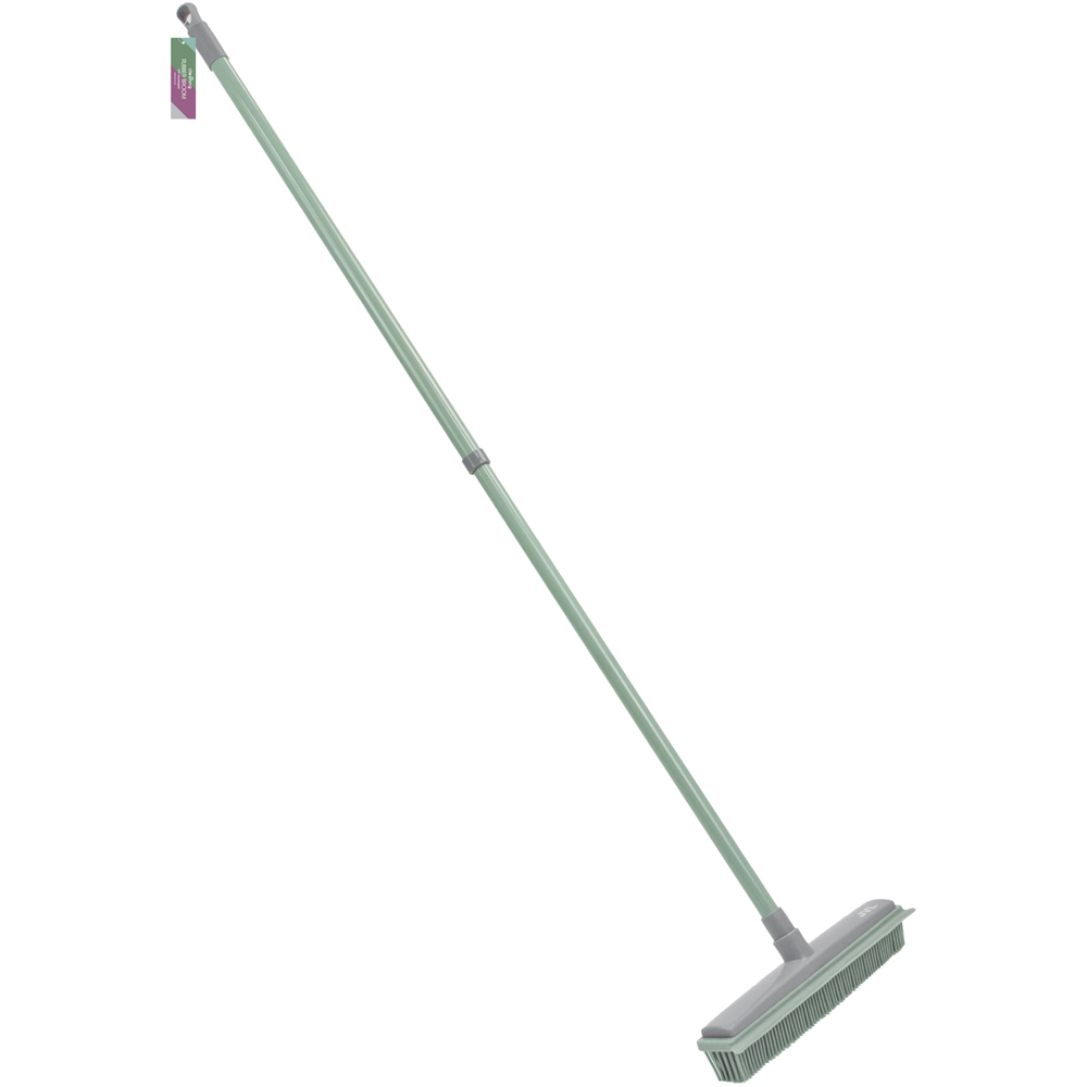 JVL Green Rubber Broom Image 3