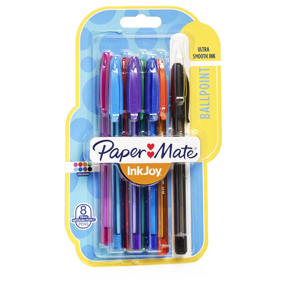 punta ago Paper Mate 1986303 Inkjoy pacchetto di 4 penna roller 