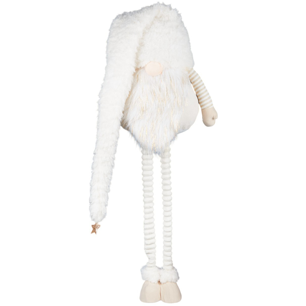 Extra Large Extendable Fluffy Gonk Ornament - White Image 1