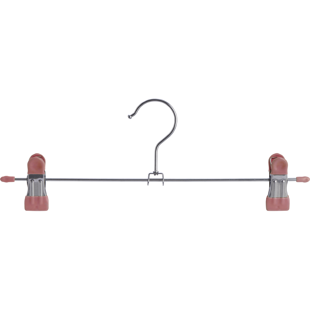 Wilko Skirt Hangers with Rubber Tipped Clasps 6 pack Image 5
