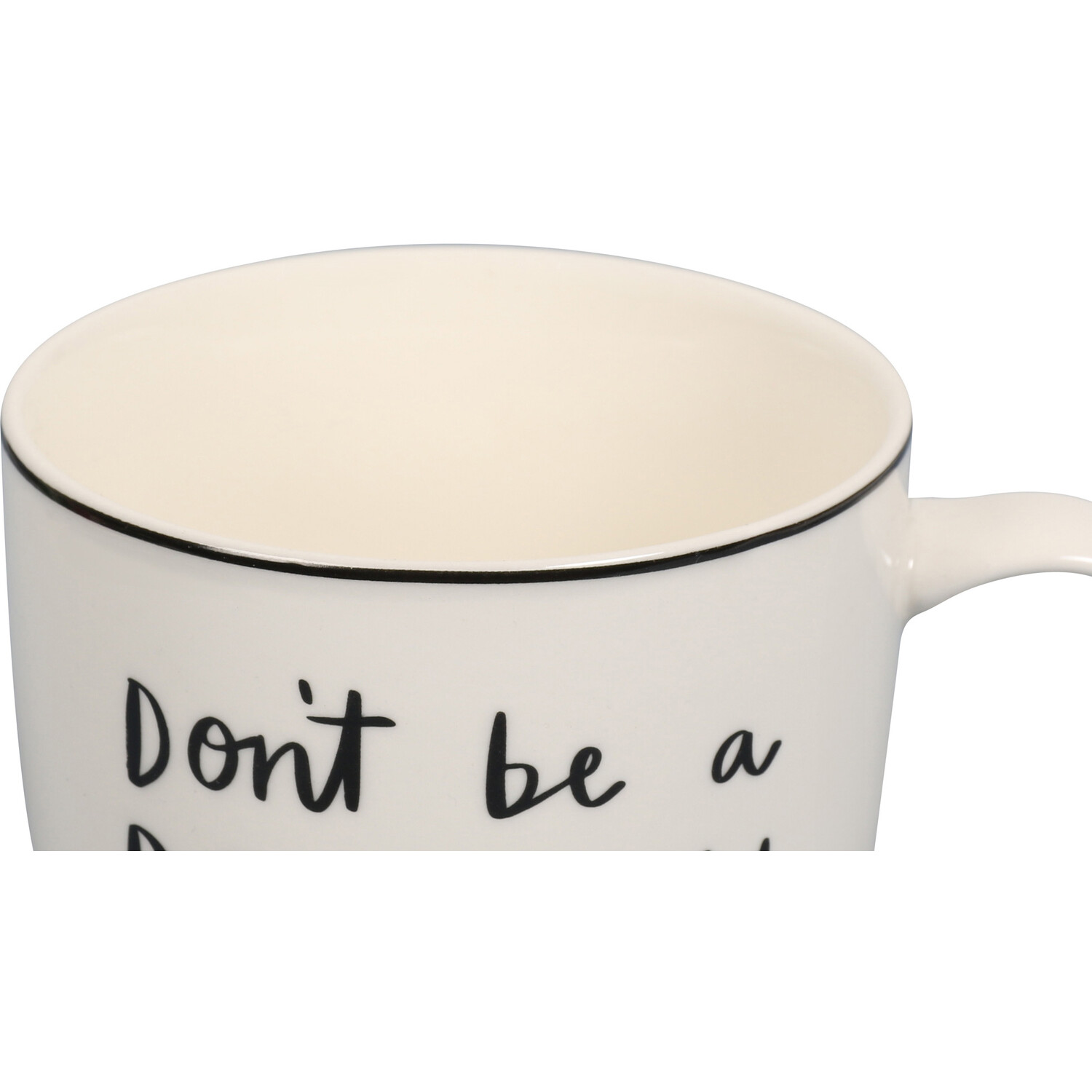 Don't Be a Prick Jumbo Mug - White Image 3