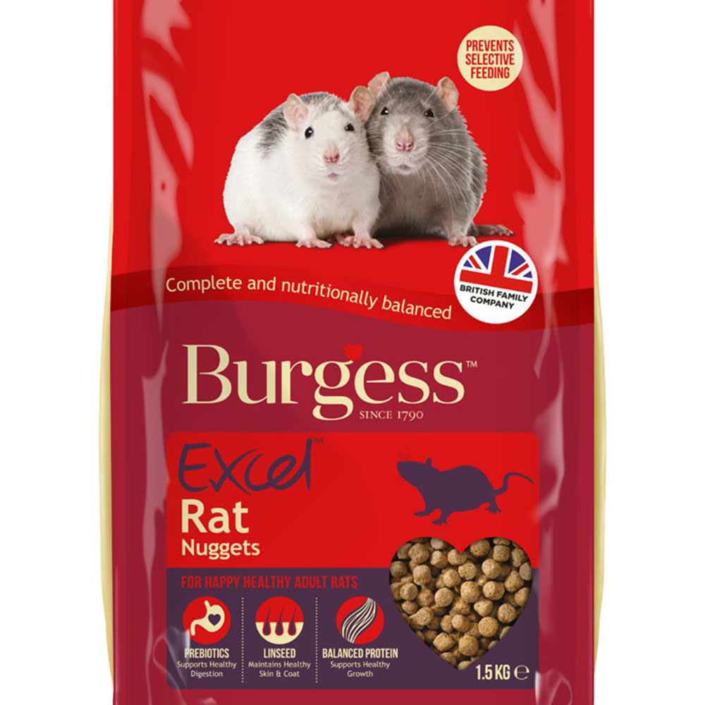 Burgess Excel Rat Nuggets 2kg Image 2