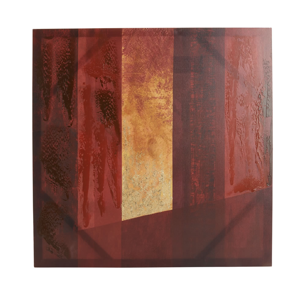 Wilko 48 x 48cm Red Square Canvas Image