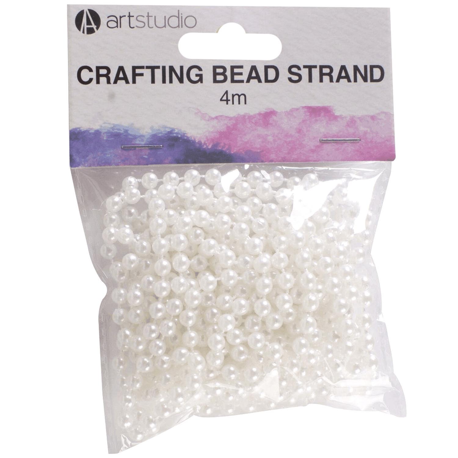 Art Studio Crafting Bead Strand - White Image