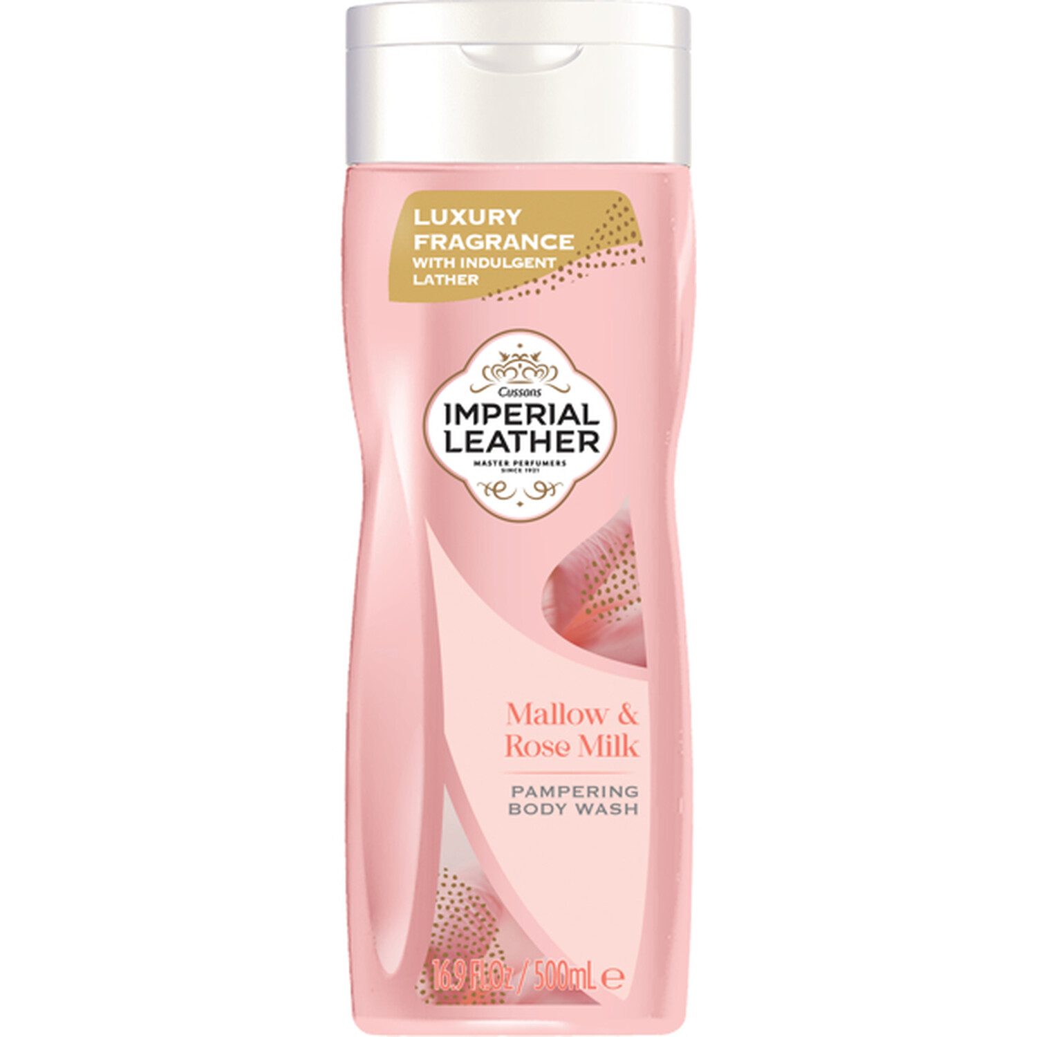 Imperial Leather Mallow and Rose Milk Pampering Body Wash 500ml - Pink Image