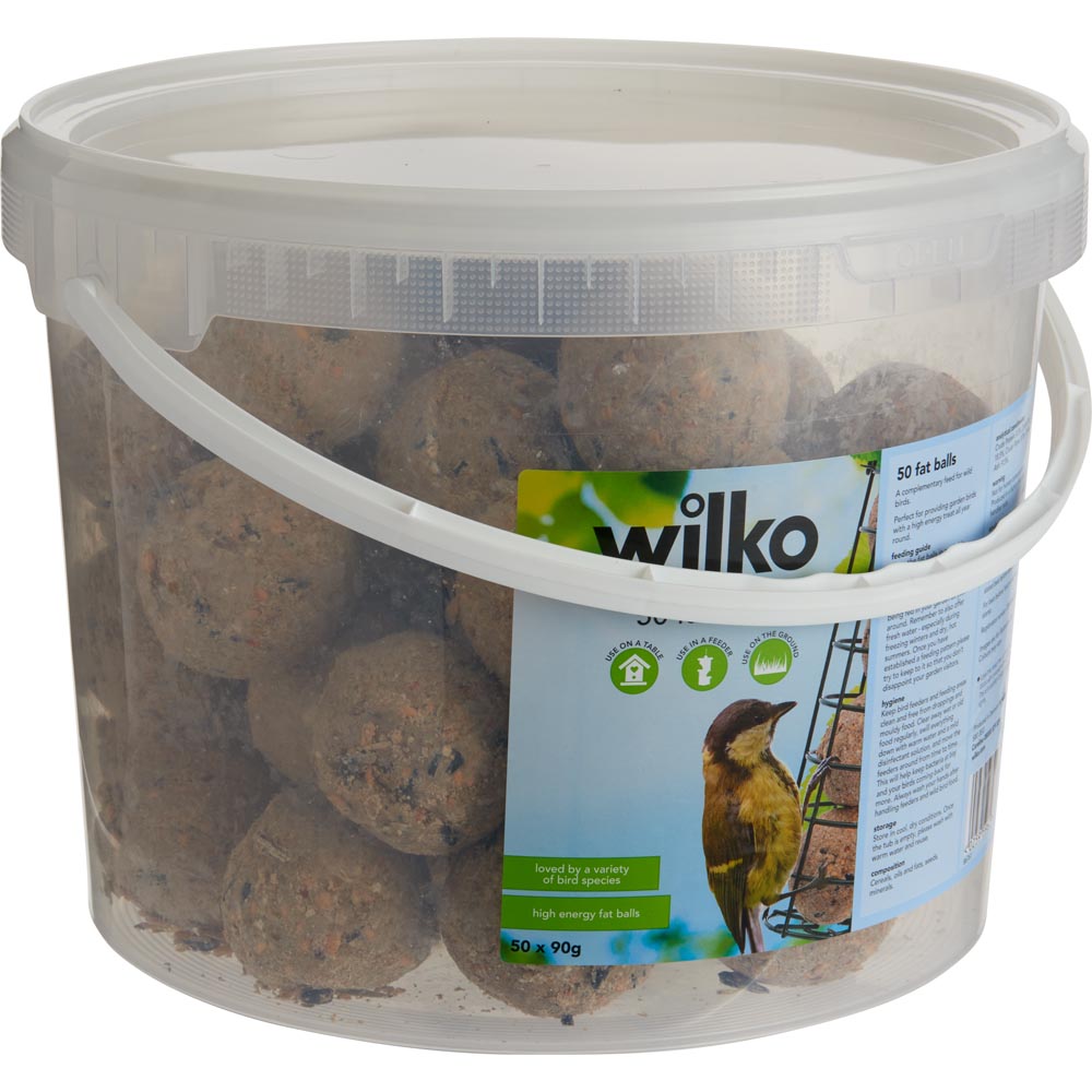 Wilko Wild Bird Fat Balls 50 x 90g Image 2