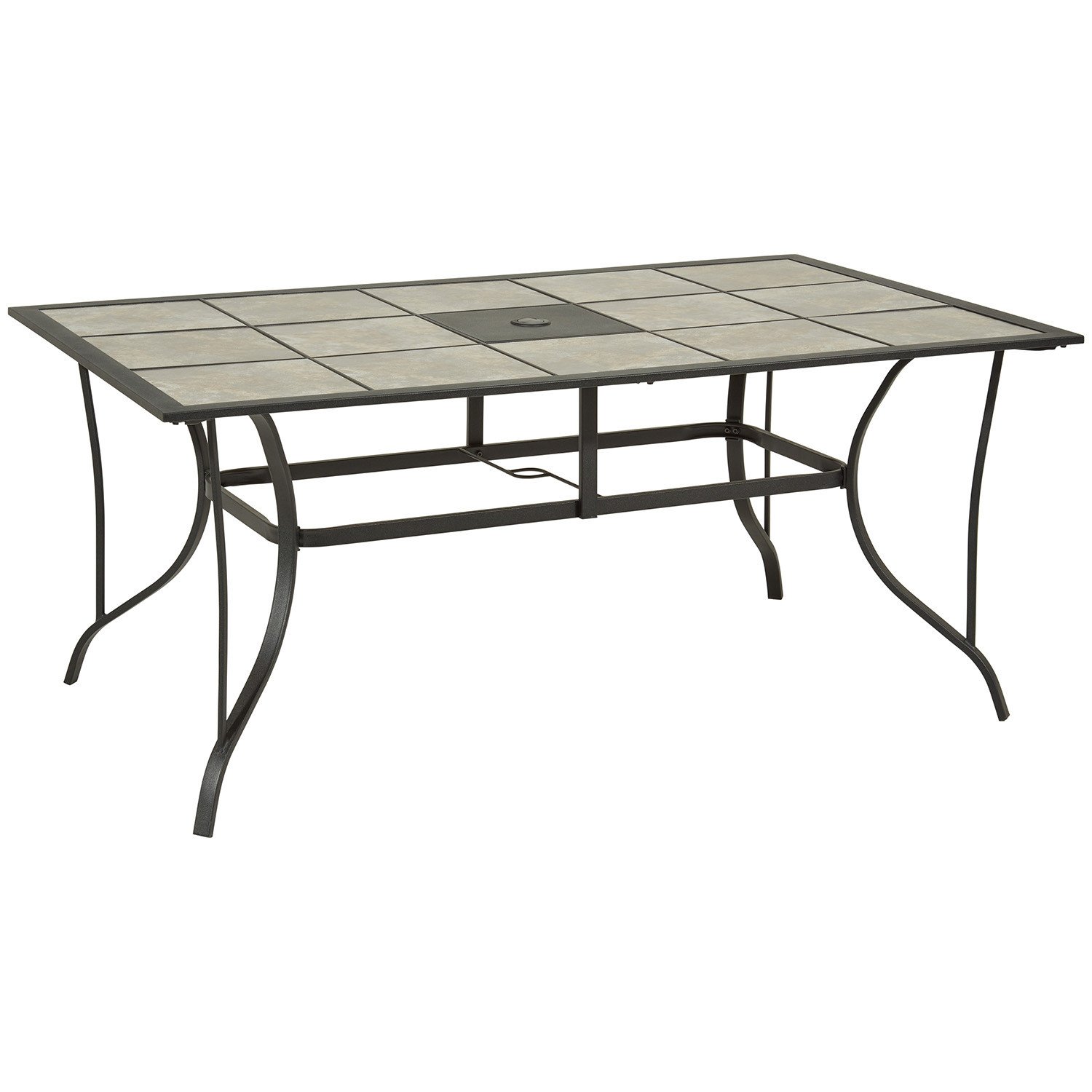 Rio Tile Top Garden Table - Rectangle Image 2
