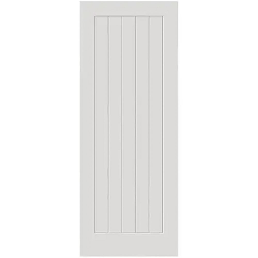 JB Kind Thames Cottage White Primed Internal Fire Door 1981 x 762mm Image 1