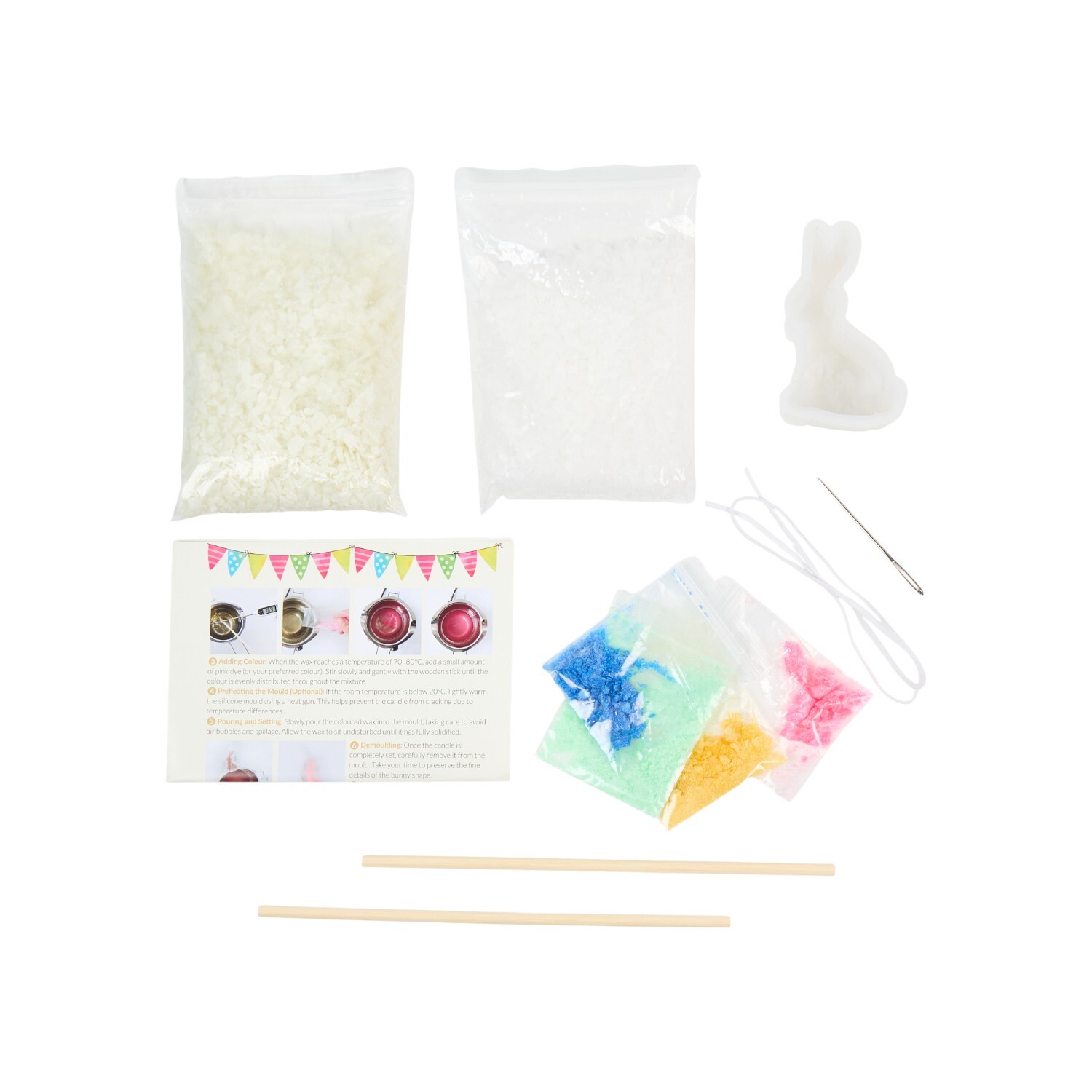 Make Your Own Mini Bunny Candles Kit Image 3