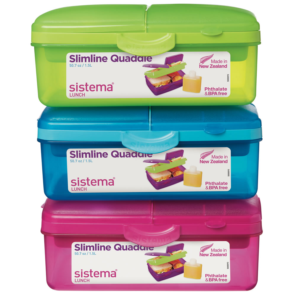Sistema Slimline Quaddie Assorted Colours Image 1