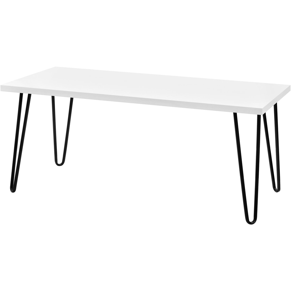 Dorel Owen White Retro Coffee Table Image 4