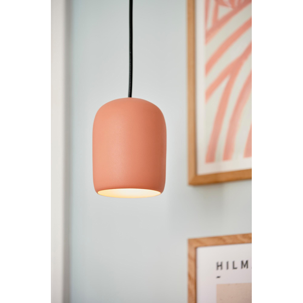 Nordlux Notti 10 E27 Terracotta Pendant Light Image 2