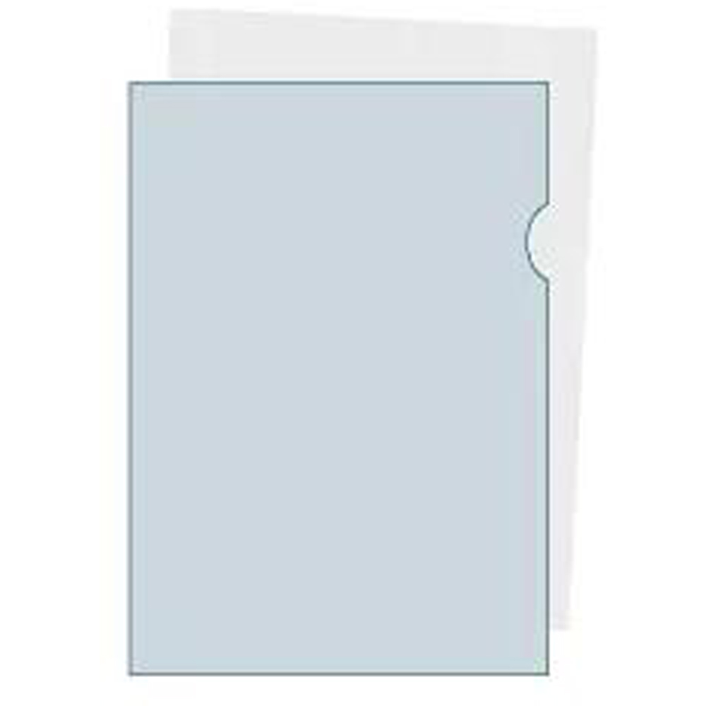 Exacompta A4 Blue 0.12mm Grain PP Cut Flush Folder 10 Pack Image 5