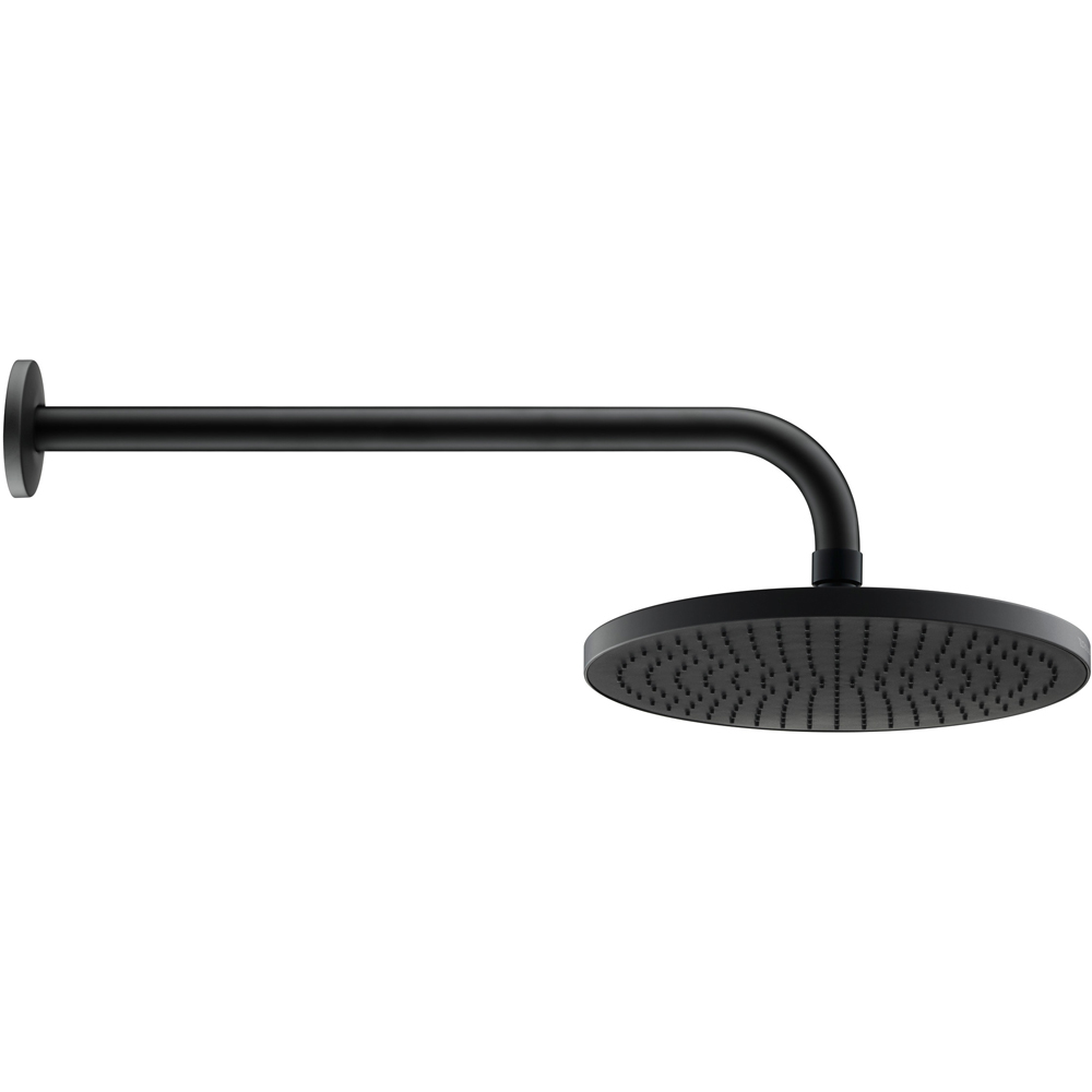 Duravit MinusFlow Matt Black Head Shower 230mm Image 5