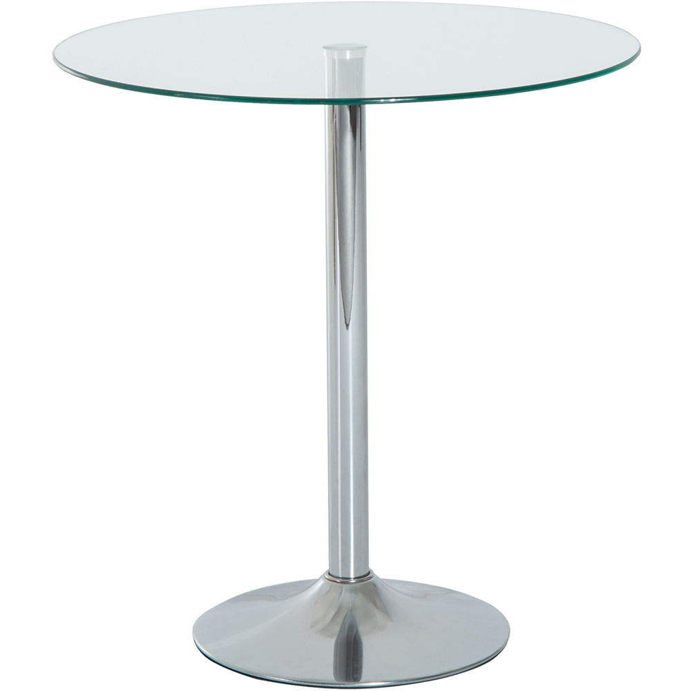 Portland 2 Seater Dining Table Glass Image 2