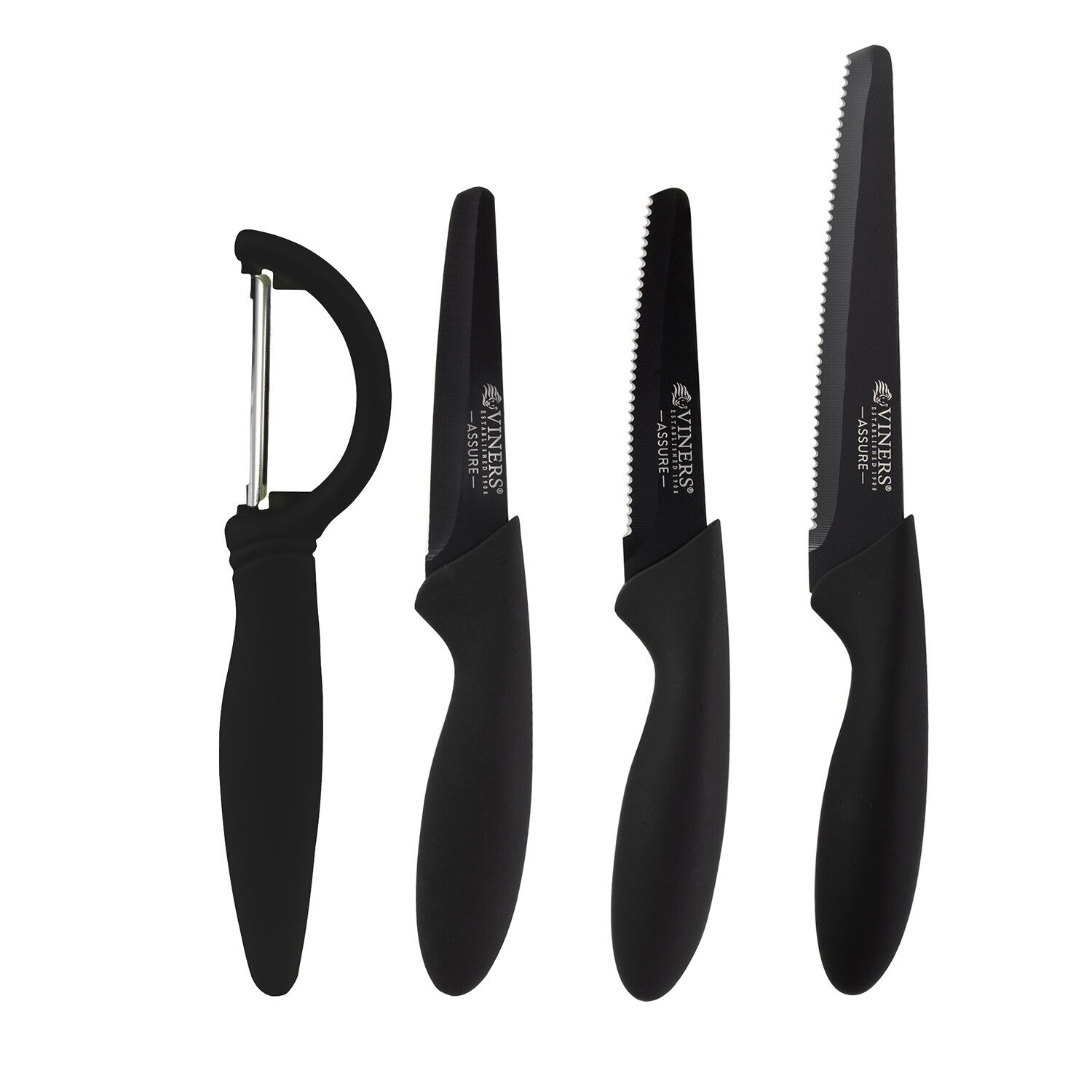 Assure 4 Piece Peel and Prep Set - Black Image 1