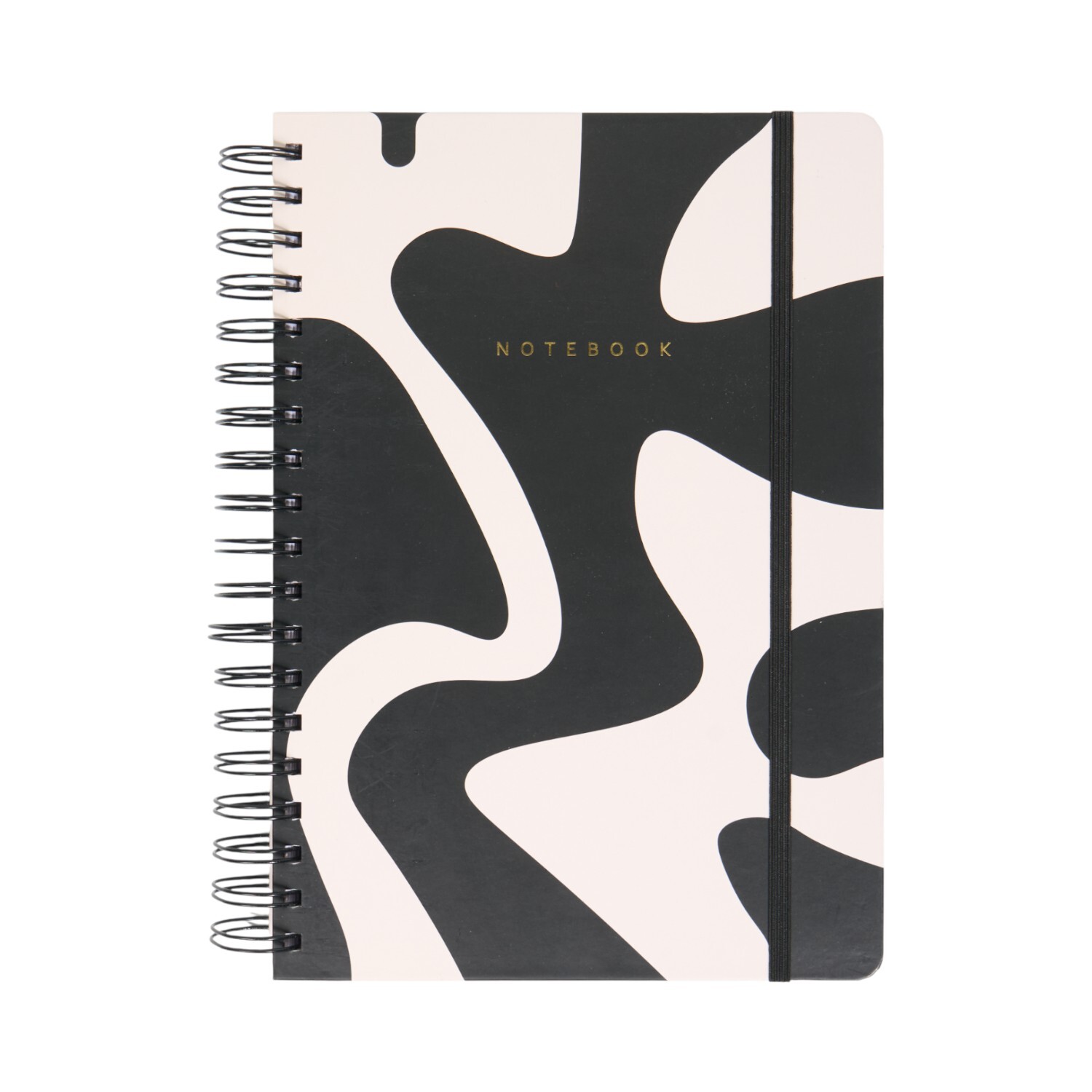 Black and White Spiral Notebook B5 Image 2