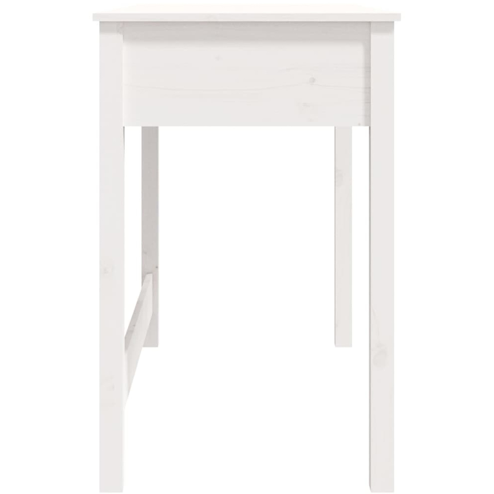 vidaXL 2 Drawer Computer Desk White Image 7
