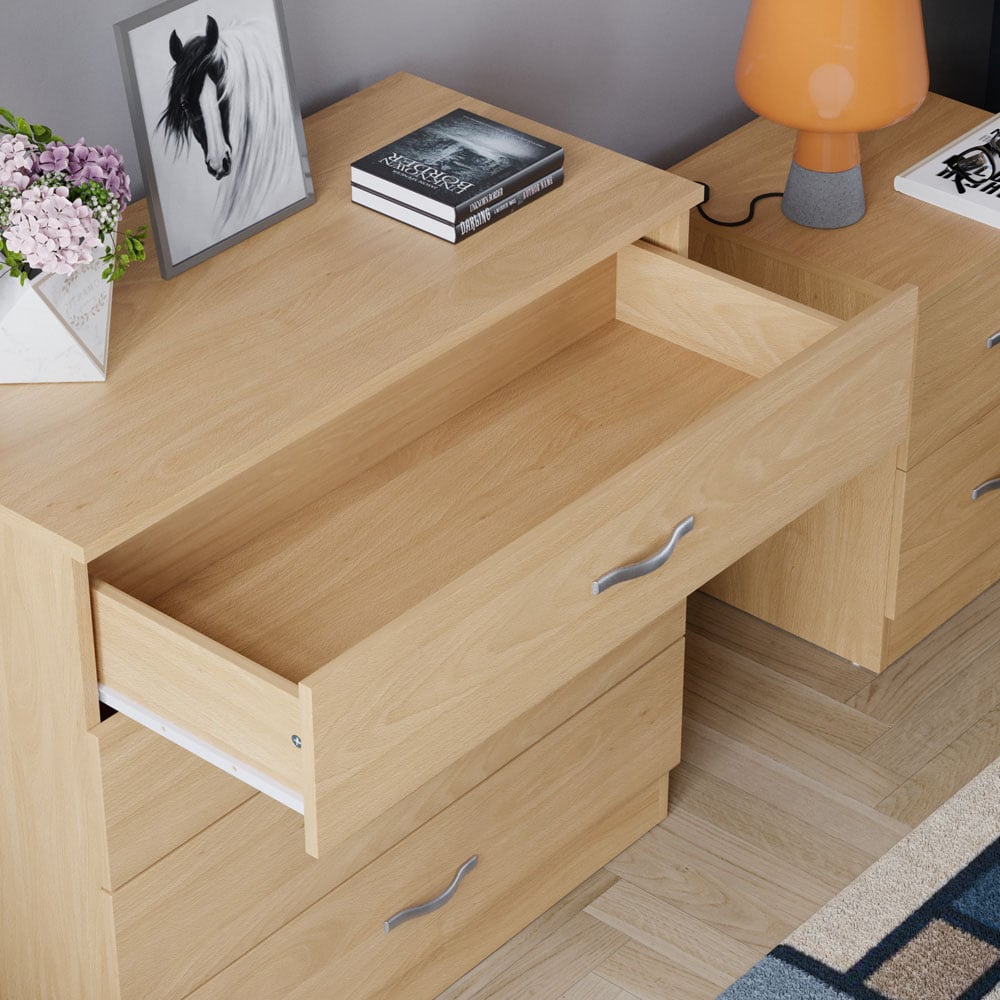 VIDA DESIGNS Riano 4 Drawer Pine Chest of Drawers Image 4