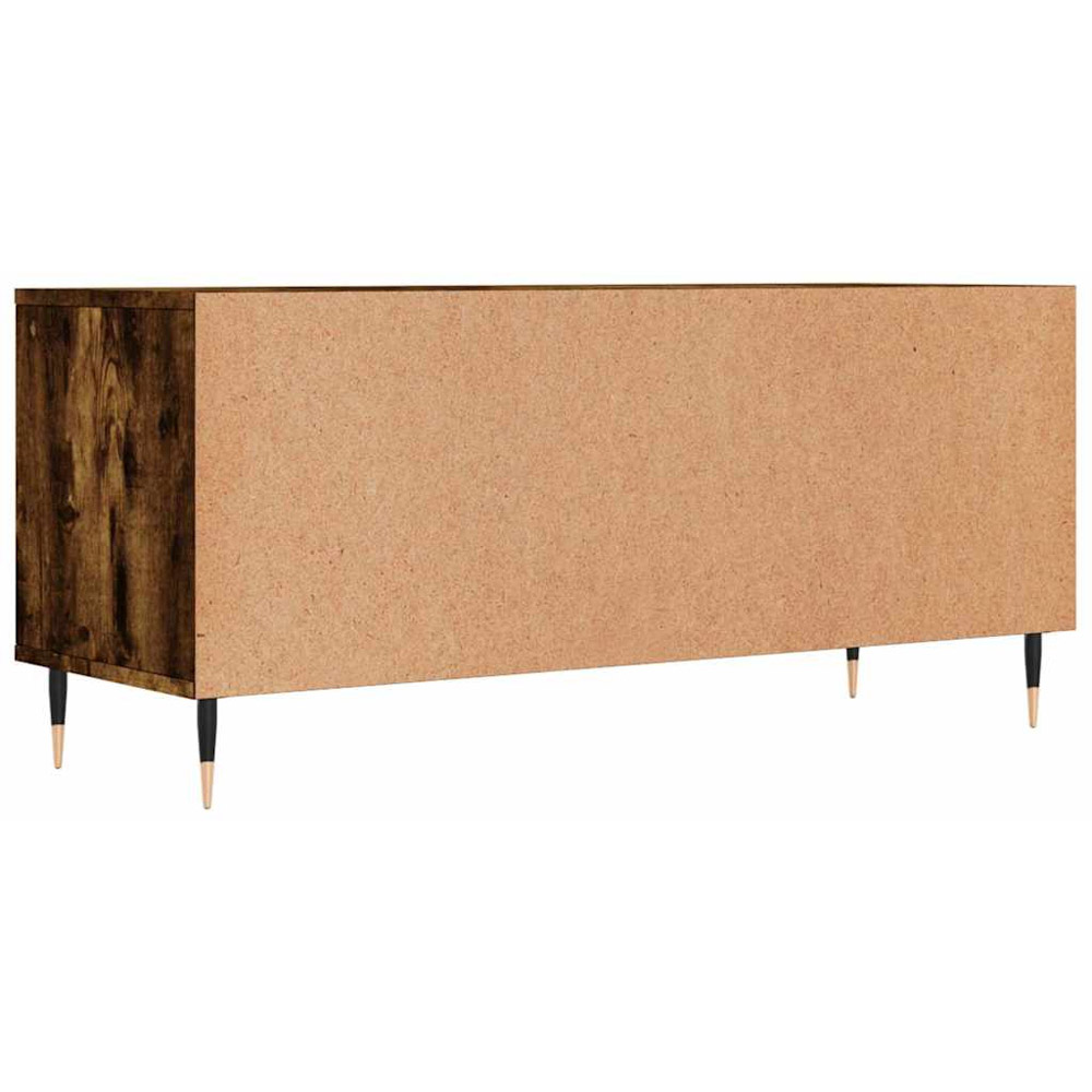 vidaXL 2 Drawer 2 Shelf Smoked Oak TV Cabinet Image 8
