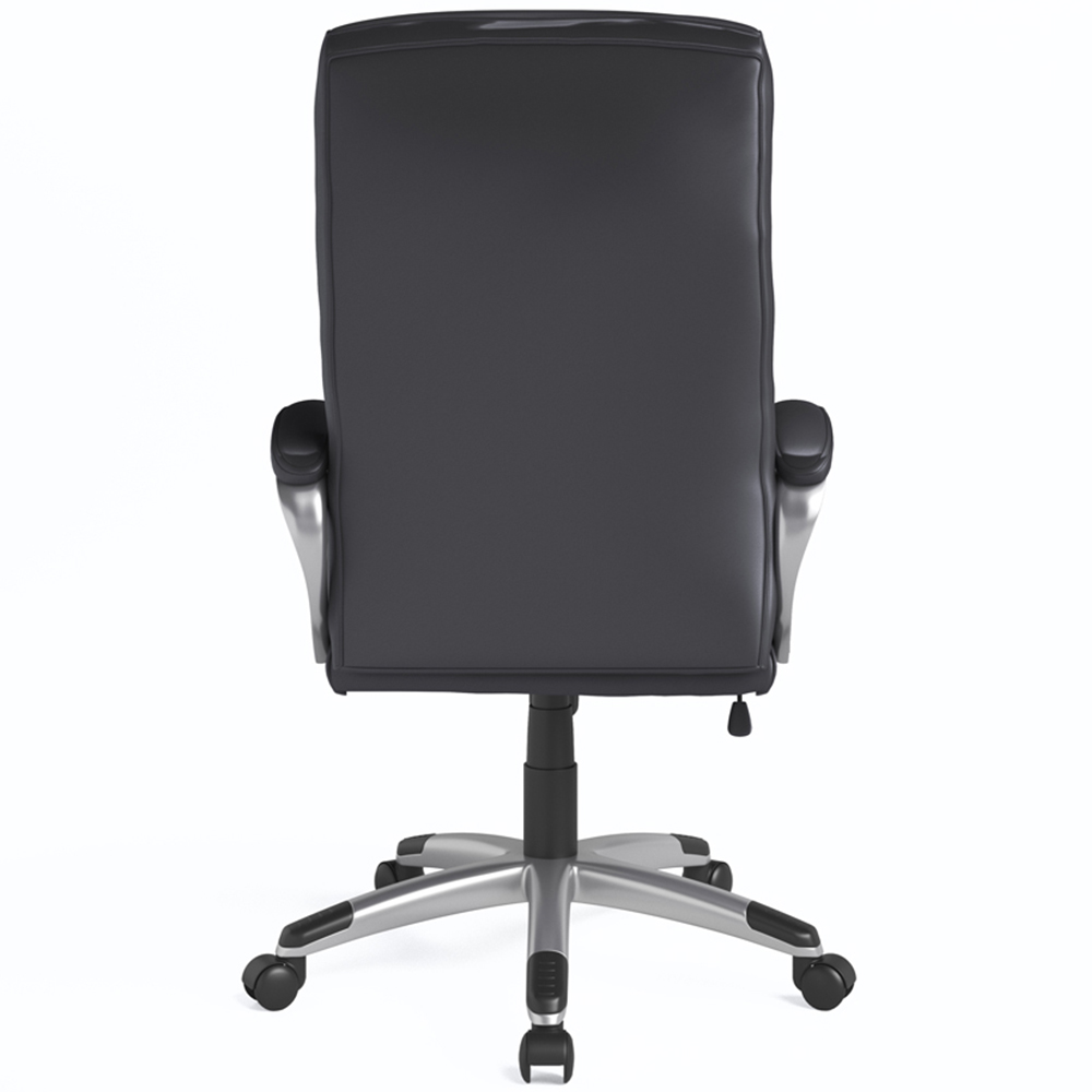 Dorel Hampton Black Leather Office Chair Image 4