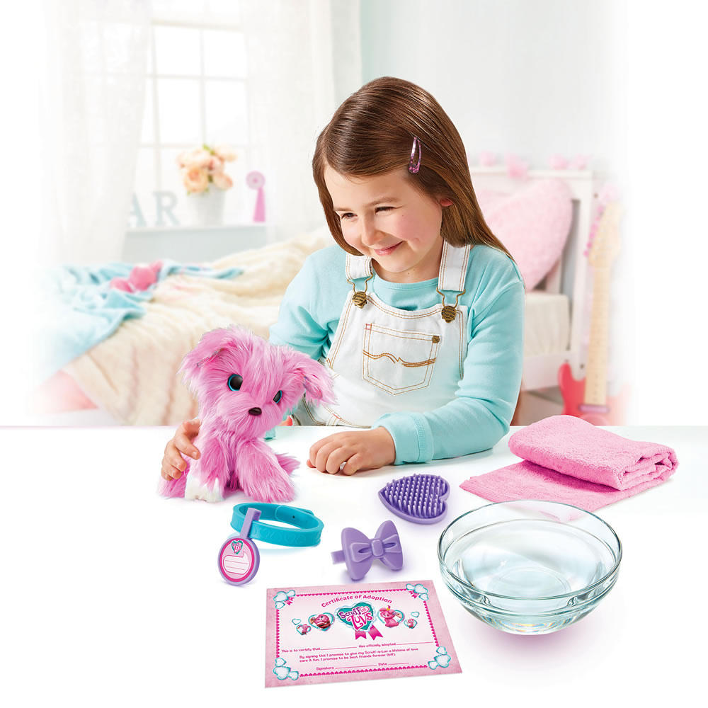 Scruff A Luvs Rescue Pet Plush Pink Soft Toy Image 5
