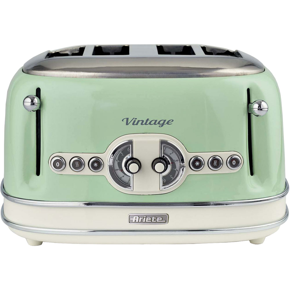 Ariete Green Vintage 4 Slice Toaster Image 3
