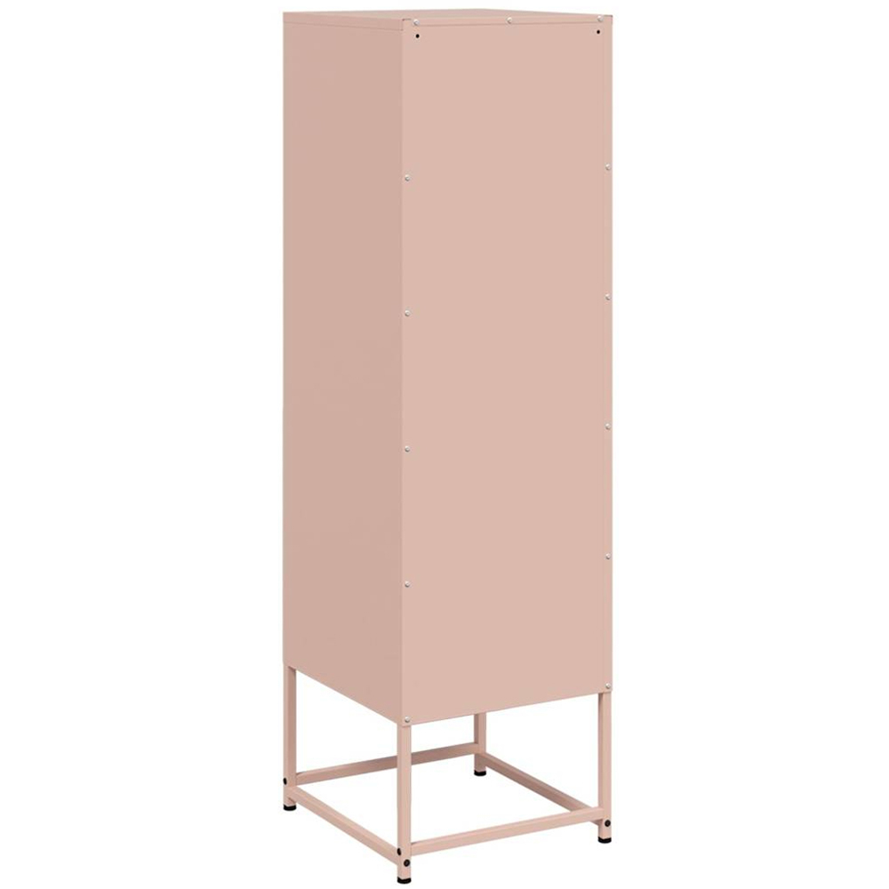 vidaXL Single Door Pink Industrial Highboard Image 8