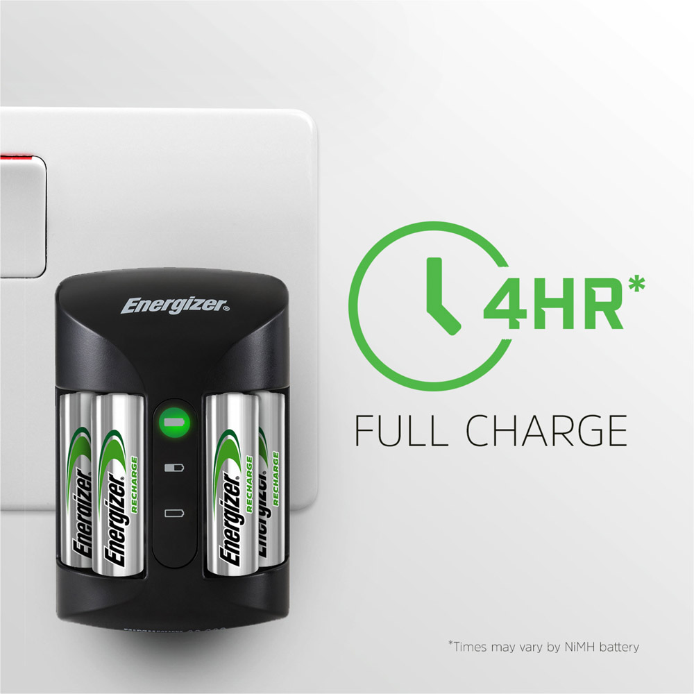 Energizer Recharge Pro NiMH Rechargeable AA and AAA Batteries Charger Image 4